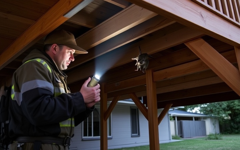 Under Deck Possum Removal in Mccrae